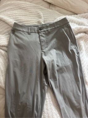 Lululemon Men's Tailored Dress Pants in Light Gray